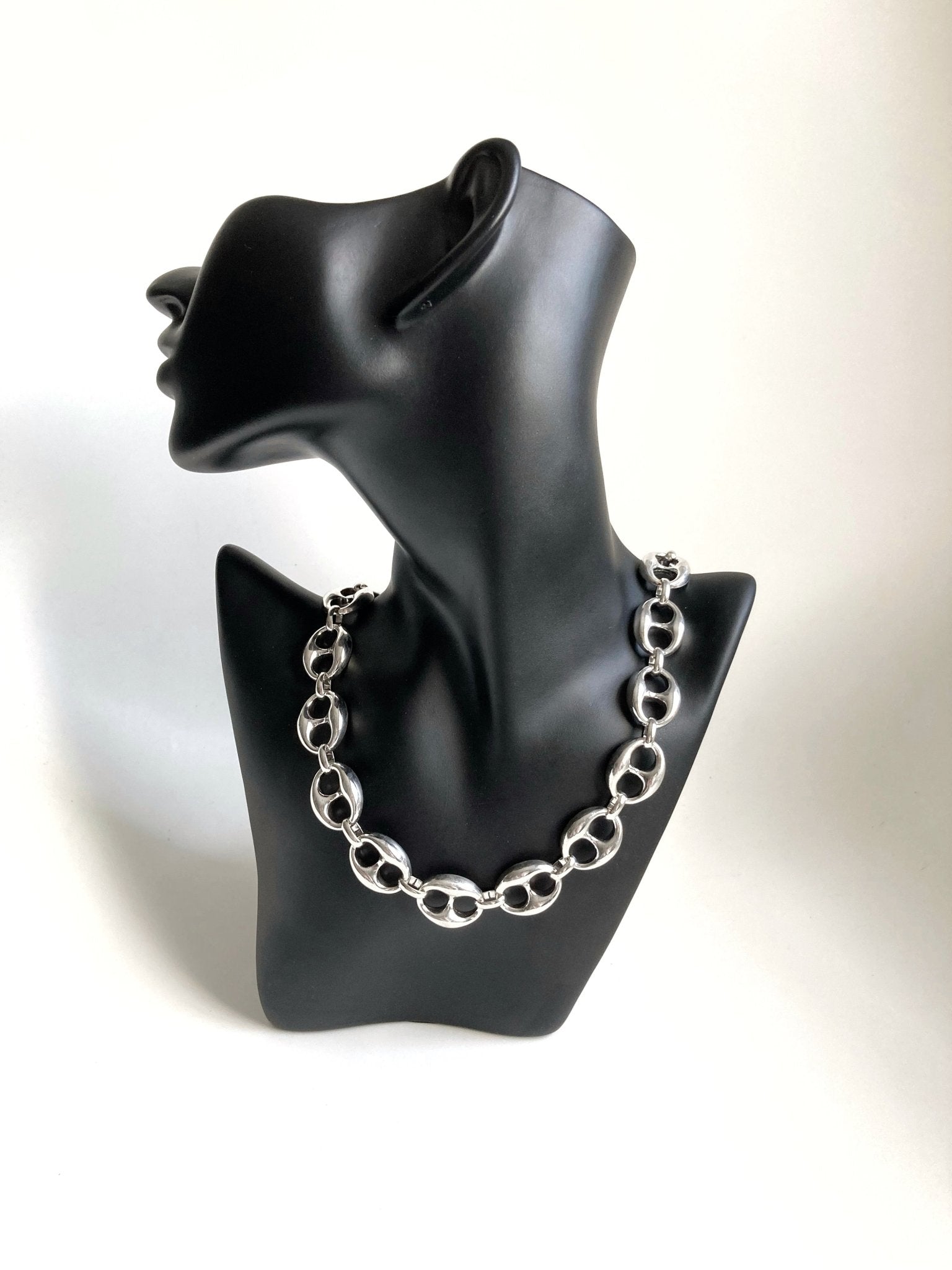 Collier Windsor – Chaîne épaisse argentée | Bijou femme élégant - Karl & kate