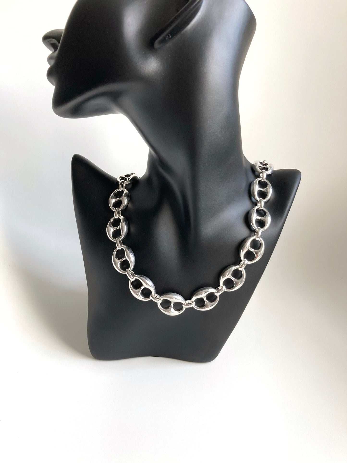 Collier Windsor – Chaîne épaisse argentée | Bijou femme élégant - Karl & kate