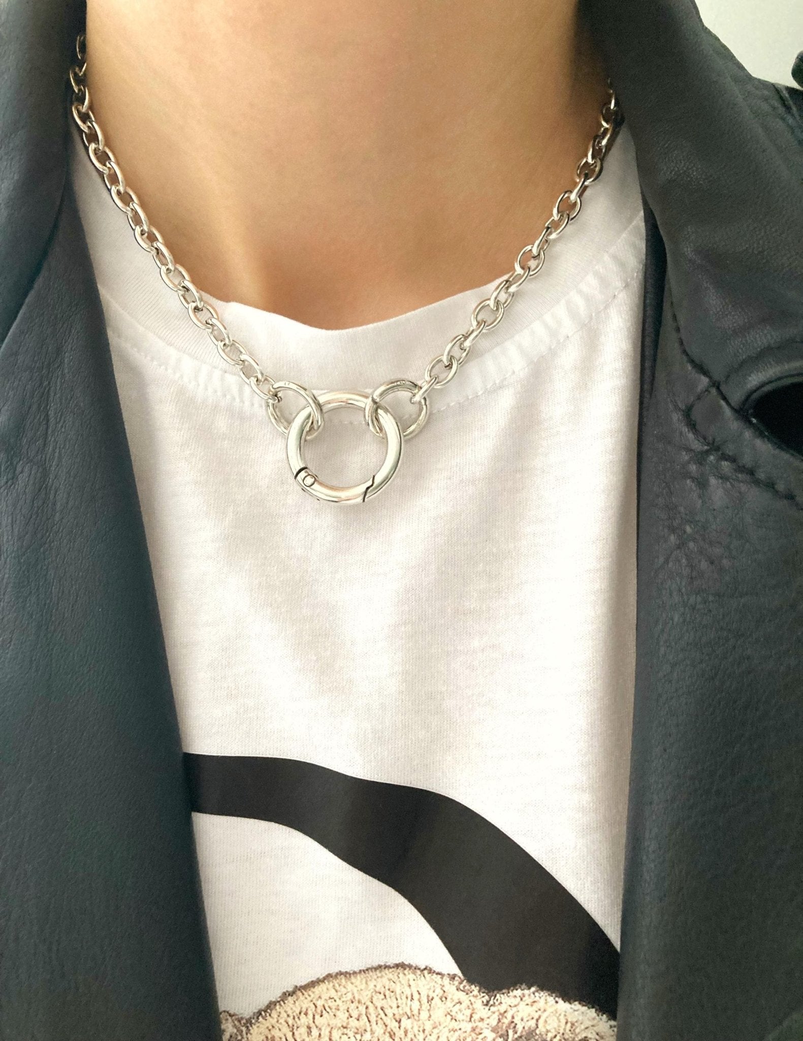 The Kyoto Necklace – Minimalist Silver Choker | Handmade Boho Chain, Elegant Gift for Her - Karl & kate